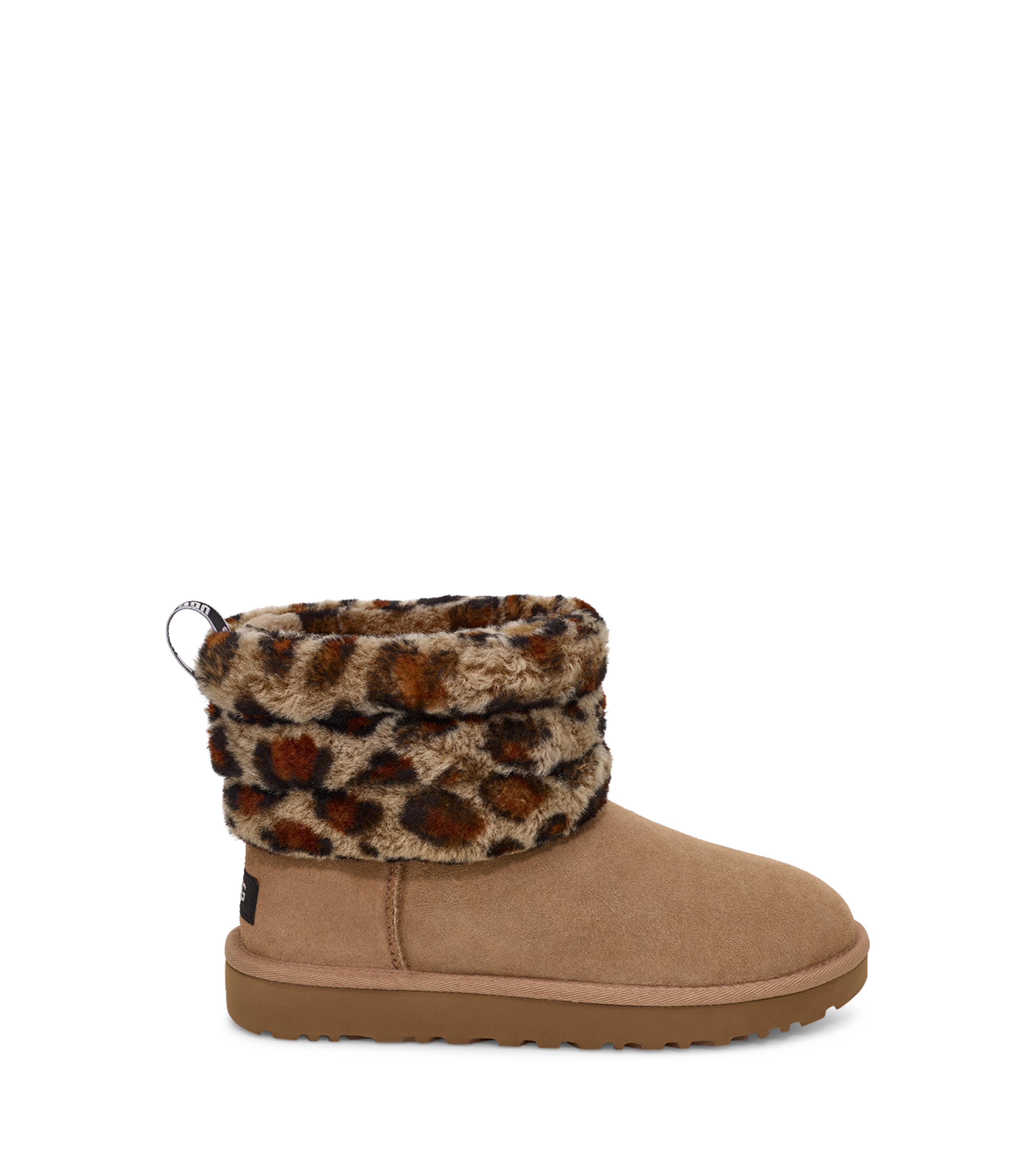 Women's Fluff Mini Quilted Leopard Boot | UGG Official®
